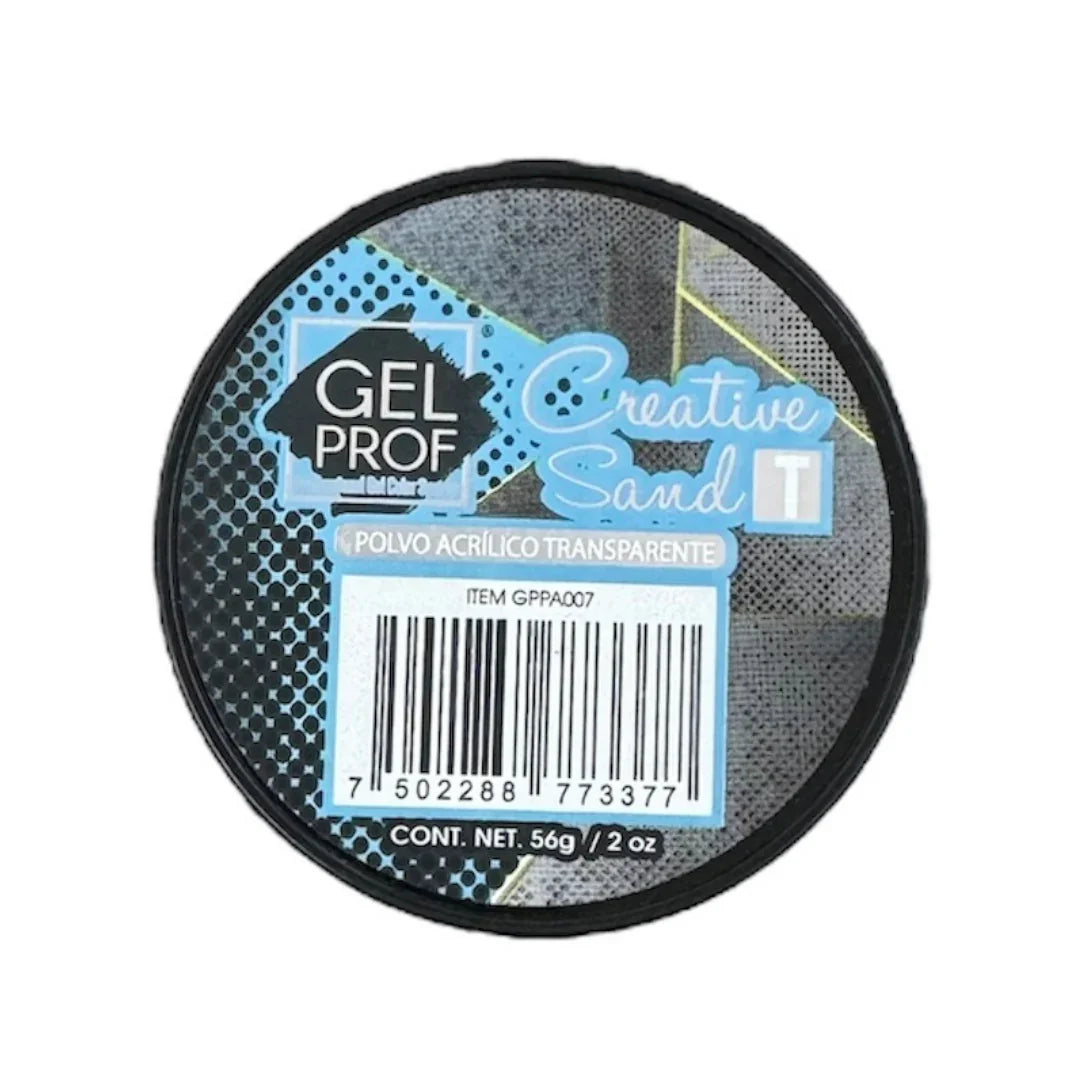 Acrílico Creative Sand Transparente 2 oz Gel Prof