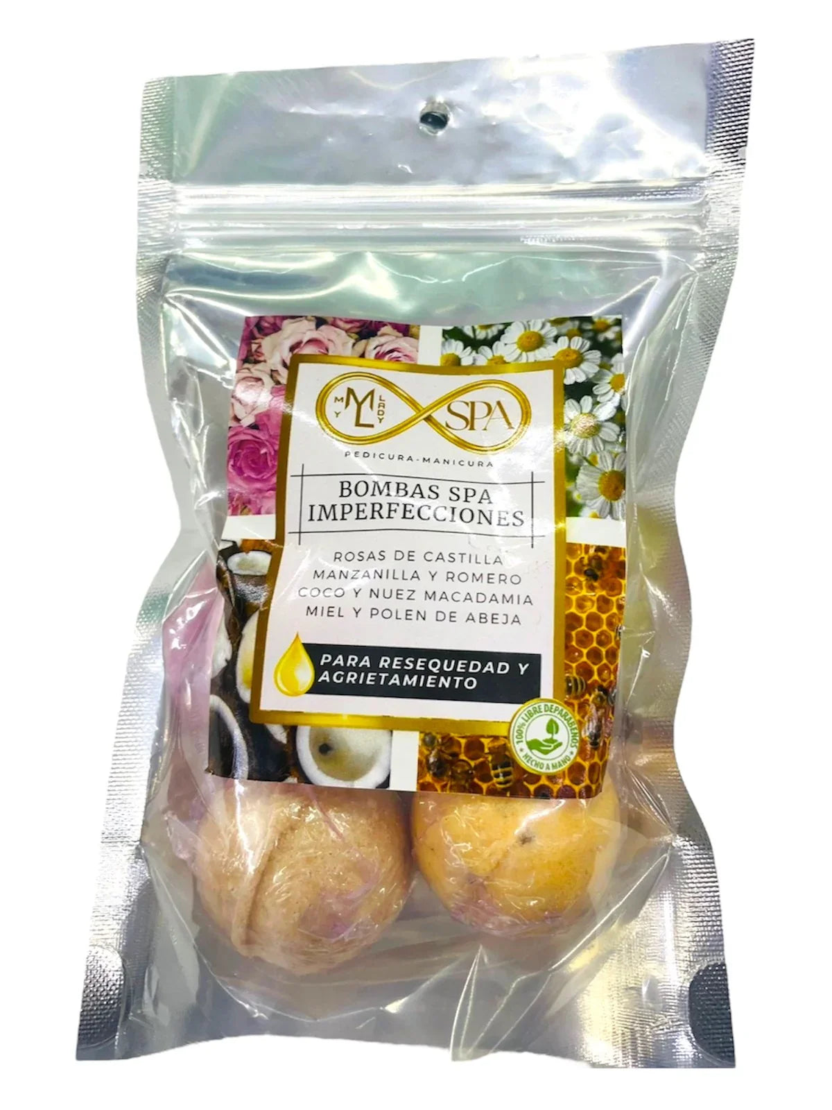 Kit De 4 Bombas Efervescentes Diferentes Aromas ML Nails