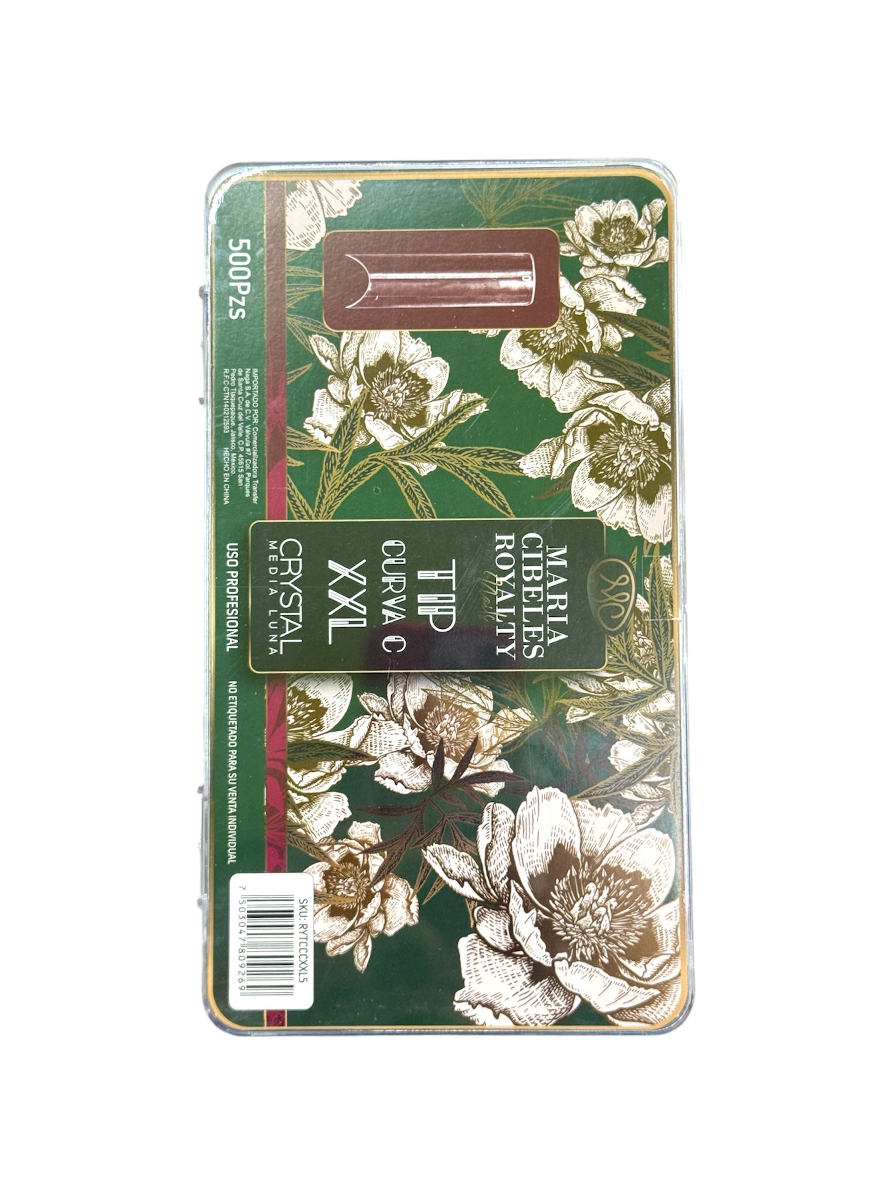 MC ROYALTY XXL CURVA C 500PCS CLEAR